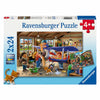 Ravensburger Airplane & Train Repairs 2x24pc Jigsaw Puzzle