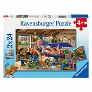 Ravensburger Airplane & Train Repairs 2x24pc Jigsaw Puzzle