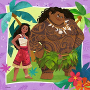 Ravensburger 04102-3 Disney Moana Off to New Adventures 3x49pc Jigsaw Puzzle