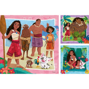 Ravensburger 04123-8 Disney Moana 2 Off to New Adventures 3x49pc Jigsaw Puzzle