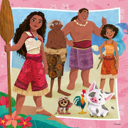 Ravensburger 04123-8 Disney Moana 2 Off to New Adventures 3x49pc Jigsaw Puzzle