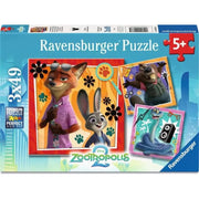 Ravensburger Zootopia 2 3x49pc Jigsaw Puzzle
