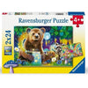 Ravensburger 04160-3 Loving Forest Friends 2x24pc Jigsaw Puzzle