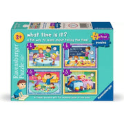 Ravensburger My First What's the Time ? 6/8/10/12pc Jigsaw Puzzle