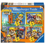 Ravensburger 04188-7 Rubble & Crew 4 In a Box 12, 16, 20 & 24pc Jigsaw Puzzle
