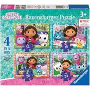Ravensburger 04194-8 Gabby's Dollhouse The Movie 4 In a Box 12, 16, 20 & 24pc Jigsaw Puzzle