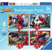 Ravensburger 04201-3 Marvel Spider-Man 4 In a Box 12, 16, 20 & 24pc Jigsaw Puzzle