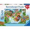 Ravensburger 04258-7 Amusement Park 2x24pc Jigsaw Puzzle