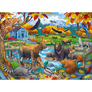 Ravensburger 04304-1 Wildlife Gathering 150pc Jigsaw Puzzle