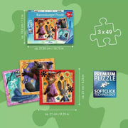Ravensburger 04369-0 Zootopia 2-A New Mission 3x49pc Jigsaw Puzzle 4005555043690