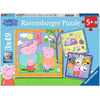 Ravensburger 05579-1 Peppa's Family & Friends 3x49pc Jigsaw Puzzle
