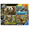 Ravensburger 05619-4 Jurassic World Pack 4 x 100pc Jigsaw Puzzle