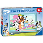 Ravensburger 05693-4 Fun With Bluey 2x 12pc Kids Jigsaw Puzzle
