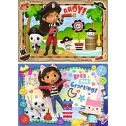 Ravensburger 05710-8 Gabby's Dollhouse Lets Pirate Party! 2x24pc Jigsaw Puzzle