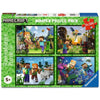 Ravensburger 05716-0 Minecraft Bumper Pack 4x100pc Jigsaw Puzzle