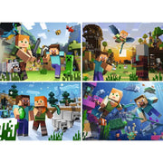 Ravensburger 05716-0 Minecraft Bumper Pack 4x100pc Jigsaw Puzzle