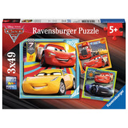 Ravensburger 08015-1 Disney Cars 3 Puzzle Collection 3x49pc Jigsaw Puzzle