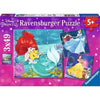 Ravensburger 09350-2 Disney Princesses Adventure Puzzle Collection 3x49pc Jigsaw Puzzle