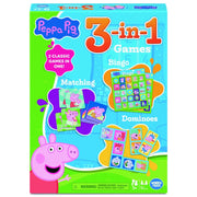 Ravensburger 25076-9 Peppa Pig 3-In-1 Game