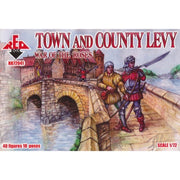 Red Box 041 1/72 Wars of the Roses Town and County Levy
