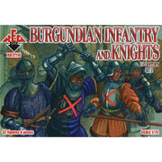 Red Box 110 1/72 XV c. Burgundian Infantry and Knights Set 2