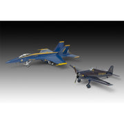 Revell 05613 1/72 Blue Angels 80 Years F/A-18E + F6F-5 Hellcat