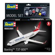 Revell 63772 1/144 Boeing 737-800 Turkish Airlines Model Kit Set