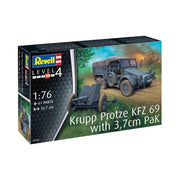 Revell 73344 1/76 Krupp Protze Kfz 69 With 3,7Cm Pak Starter Kit