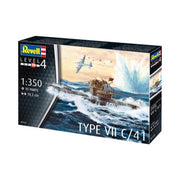 Revell 75154 1/350 German Submarine Type VII C/41 Starter Kit