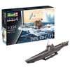 Revell 75154 1/350 German Submarine Type VII C/41 Starter Kit