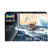 Revell 75154 1/350 German Submarine Type VII C/41 Starter Kit