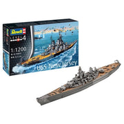 Revell 75183 1/1200 Battleship Uss New Jersey Starter Kit