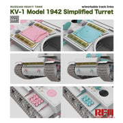 Rye Field Models 5041 1/35 Russian Heavy Tank KV-1 Model 1942 with Simplified turret