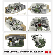 Rye Field Models 5066 1/35 Leopard 2A6 Main Battle Tank with Full Interior