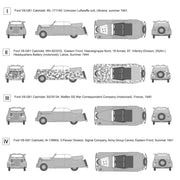 Roden 820 1/35 1941 Ford V8-G81 Cabriolet German Staff Car