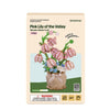 Robotime Wood Bloom Pink Lily of the Valley