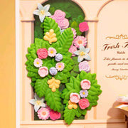 Robotime Rolife DIY Plastic Superstore Fresh Flower Shop