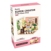 Robotime Rolife DIY Plastic Superstore Fresh Flower Shop