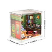 Robotime Rolife DIY Plastic Superstore Mini Memory Bookstore