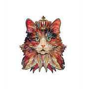 Robotime Puzzle Paradise Cat King 200pc Wooden Jigsaw Puzzle