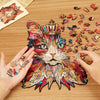 Robotime Puzzle Paradise Cat King 200pc Wooden Jigsaw Puzzle