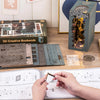 Robotime DIY Bookends Kit Magic House