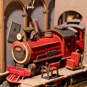 Robotime DIY Bookends Kit Time Travel