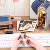 Robotime DIY Bookends Kit Time Travel