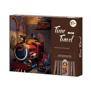 Robotime DIY Bookends Kit Time Travel