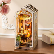 Robotime Rolife DIY Bookends Kit Holiday Cafe