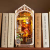 Robotime Rolife DIY Bookends Kit Holiday Cafe