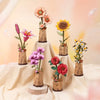 Robotime Wood Bloom Light Orange Gerbera