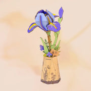Robotime Wood Bloom Purple Iris
