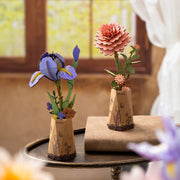 Robotime Wood Bloom Pink Dahlia
